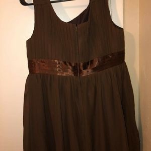 Bridesmaid Brown Dress